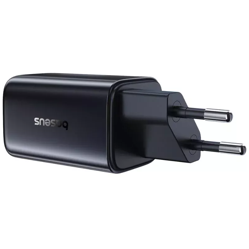 Polnilnik Baseus PicoGo AE11, 67W, 1 x USB-A - 2 x USB-C, črn E0121200