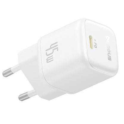Polnilnik Baseus PicoGo, 45W, 3A, 1 x USB-C, Bel P10176800213-00