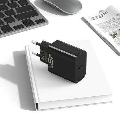 Polnilnik Blavec BC-7, 45W, 3A, 1 x USB-C, črn