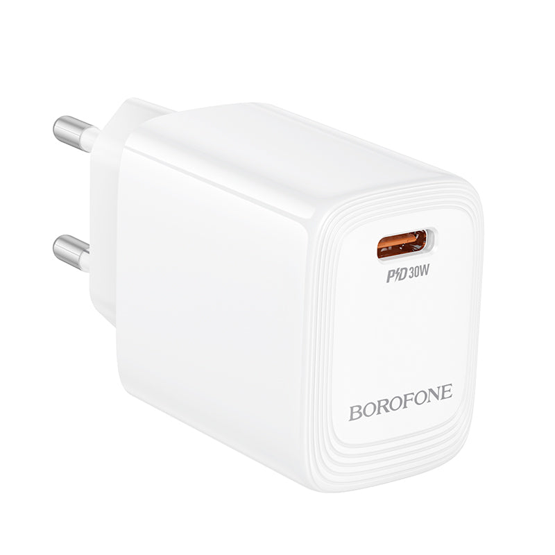 Polnilnik Borofone BN28 Fuente, 30W, 3A, 1 x USB-C, Bel