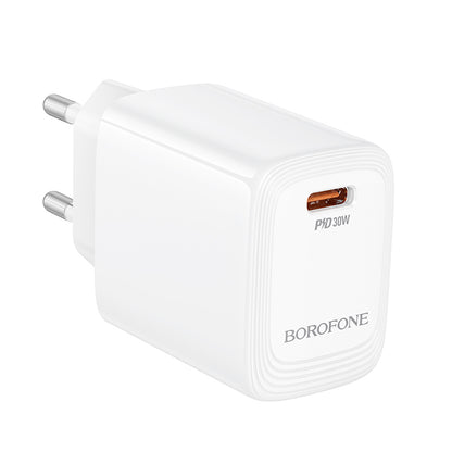 Polnilnik Borofone BN28 Fuente, 30W, 3A, 1 x USB-C, Bel