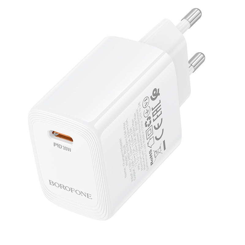 Polnilnik Borofone BN28 Fuente, 30W, 3A, 1 x USB-C, Bel
