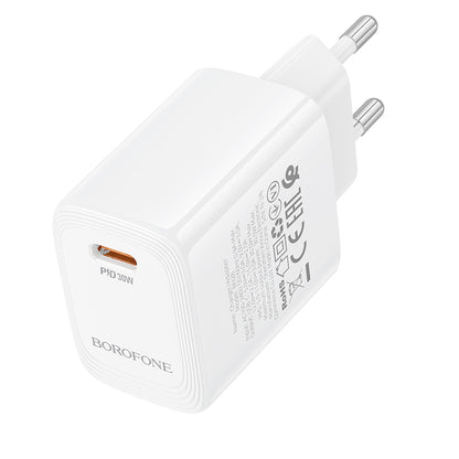 Polnilnik Borofone BN28 Fuente, 30W, 3A, 1 x USB-C, Bel