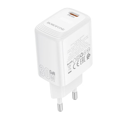 Polnilnik Borofone BN28 Fuente, 30W, 3A, 1 x USB-C, Bel