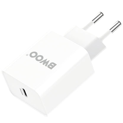 Network Charger BWOO BO-CDA119, 20W, 4A, 1 x USB-C, White 
