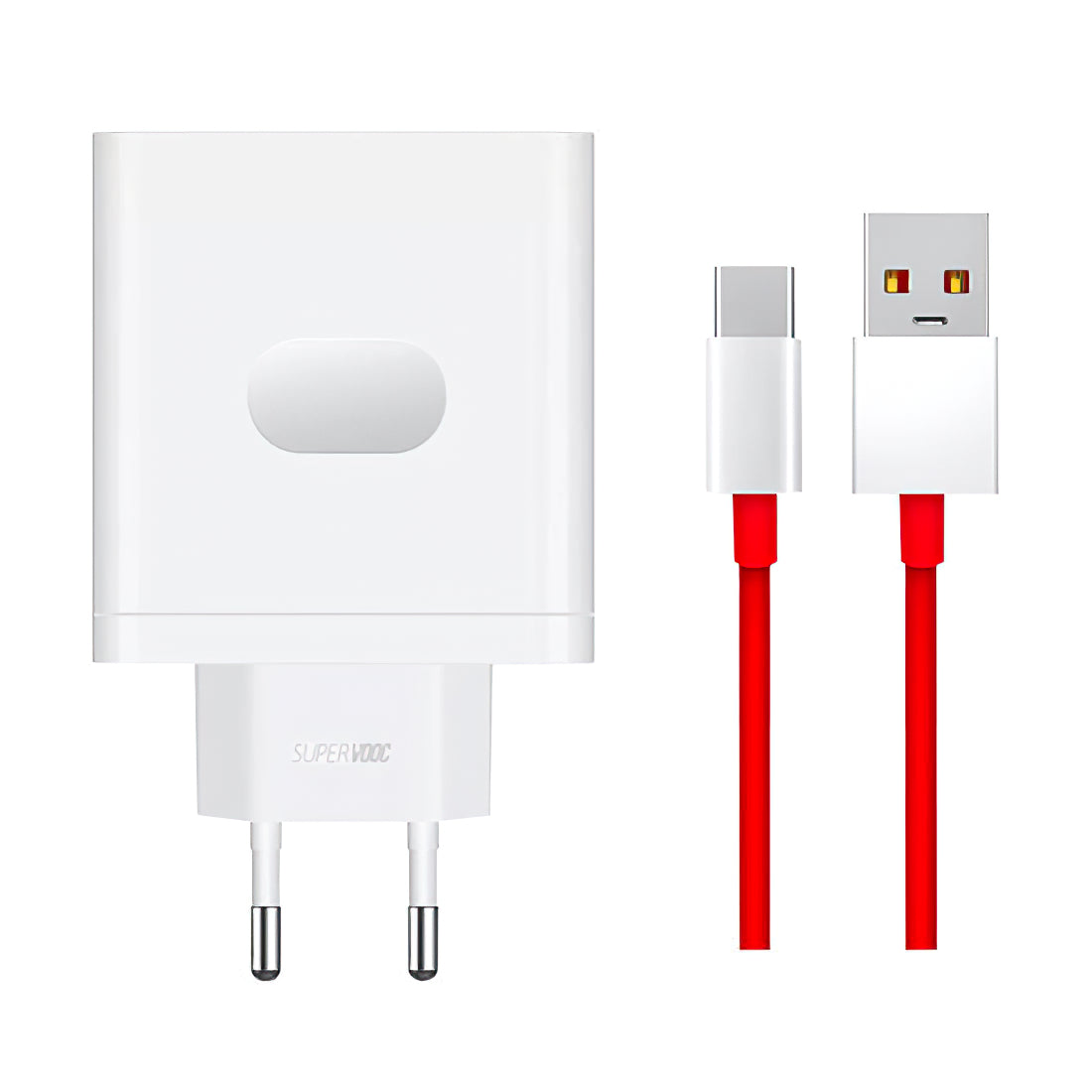 Polnilnik OnePlus VCBA0BEH z USB-C kablom, 100W, 9.1A, 1 x USB-A, Bel 5461100521