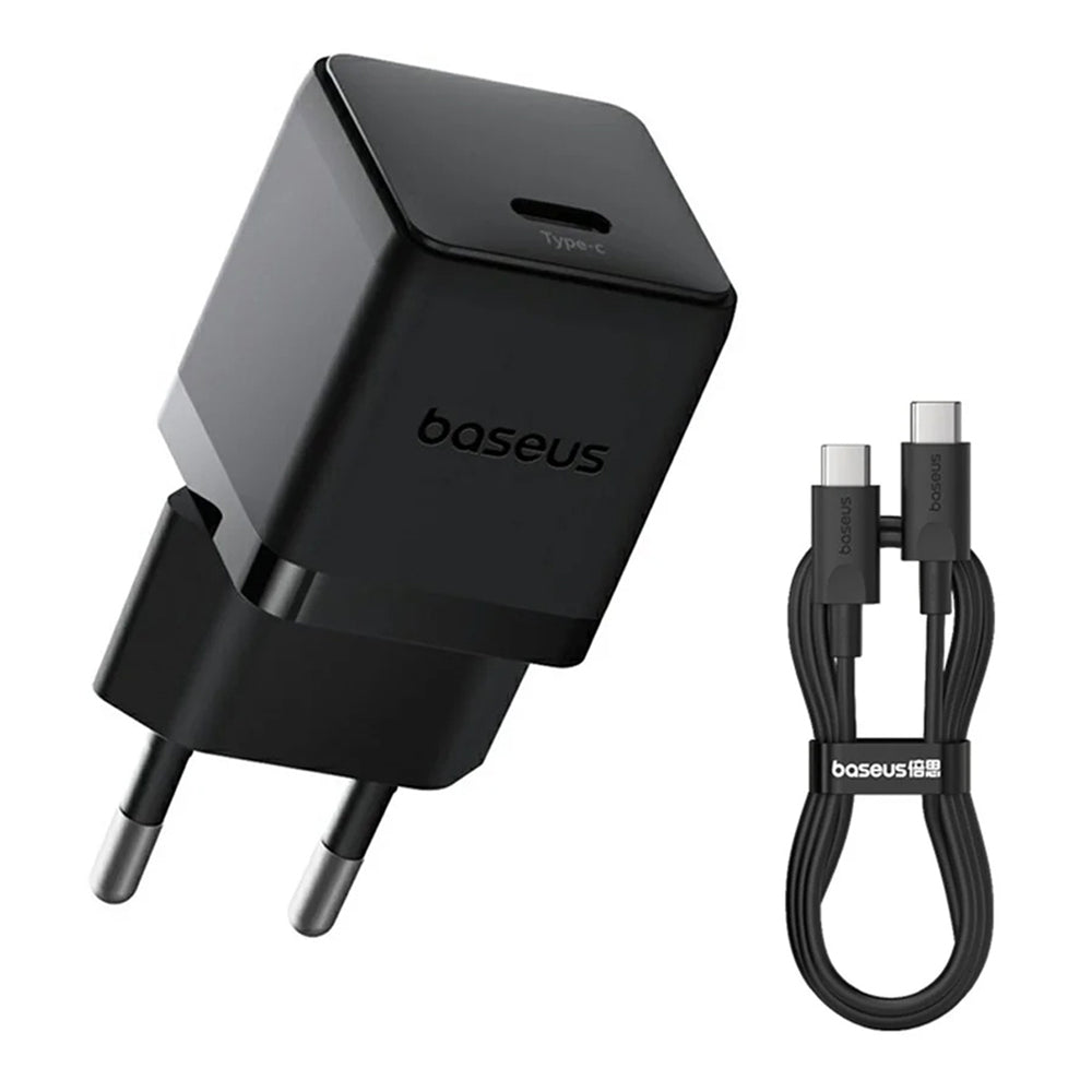 Polnilnik Baseus Palm z USB-C kablom, 20W, 3A, 1 x USB-C, črn P10111602113-01