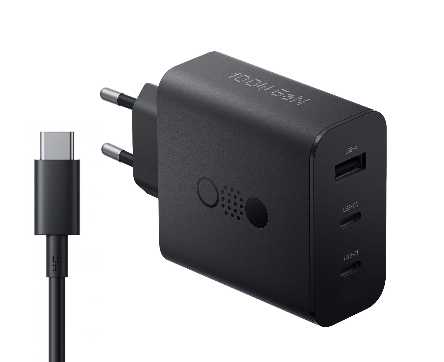Polnilnik omrežja s kablom USB-C CMF by Nothing C349, 100W, 5A, 1 x USB-A - 2 x USB-C, Siv A10800016