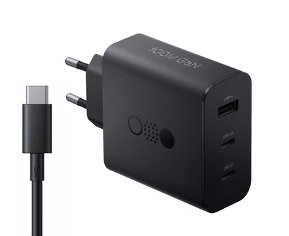Polnilnik omrežja s kablom USB-C CMF by Nothing C349, 100W, 5A, 1 x USB-A - 2 x USB-C, Siv A10800016