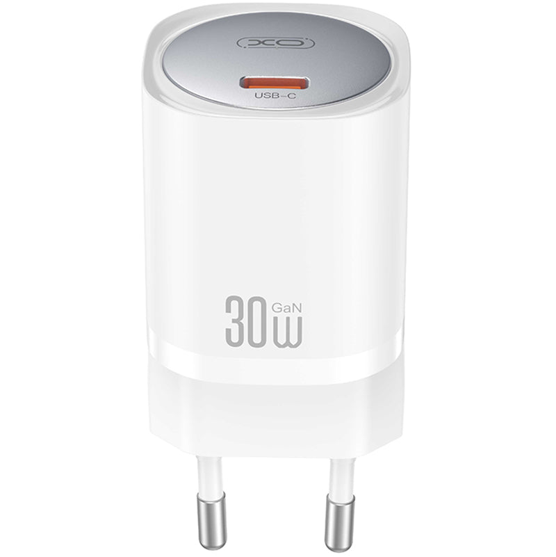 Network Charger with USB-C Cable XO Design CE20, 30W, 3A, 1 x USB-C, White 