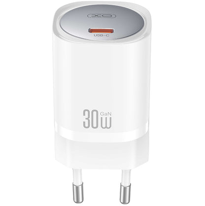 Network Charger with USB-C Cable XO Design CE20, 30W, 3A, 1 x USB-C, White 