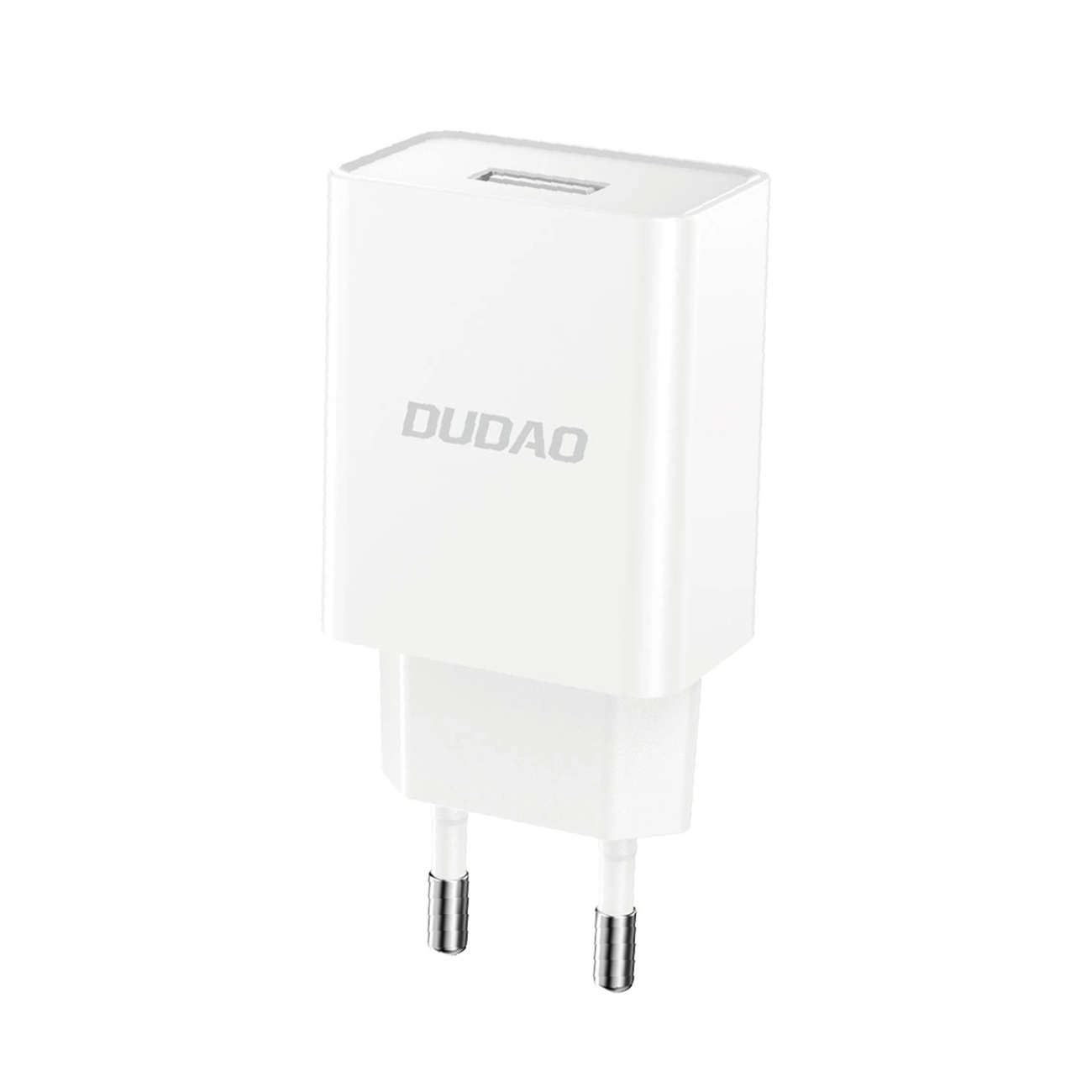 Polnilnik omrežja s kablom USB-C Dudao A4EU, 10W, 2.1A, 1 x USB-A, Bel