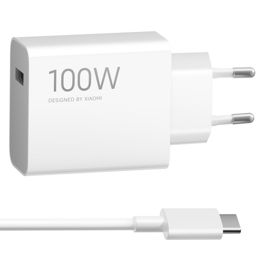 Omrežni polnilec z USB-C kablom Xiaomi MY-19-ER, 100W, 6.1A, 1 x USB-A, bel BHR095VEU