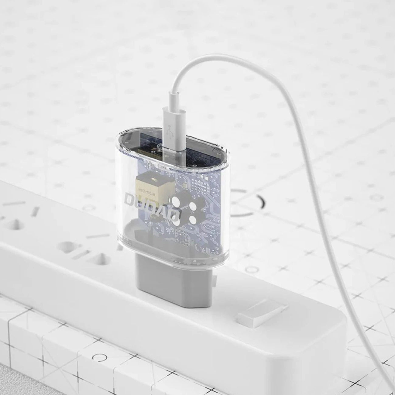 Polnilnik omrežja s kablom USB-C Dudao A14EUC, 20W, 3A, 1 x USB-C, črn