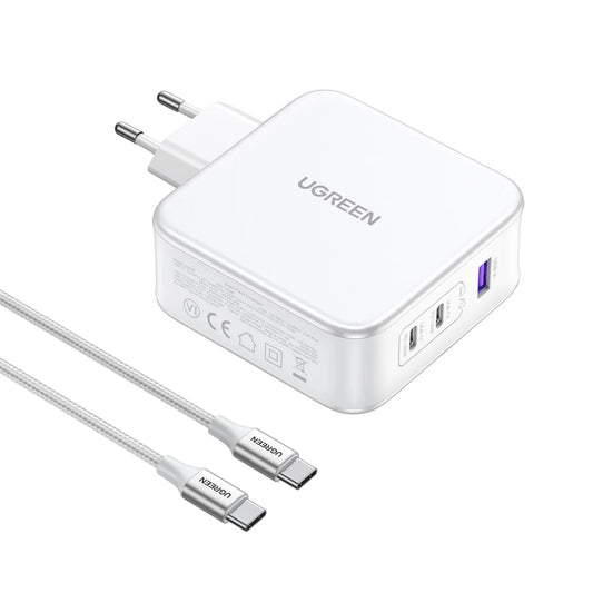 UGREEN CD289, 140 W, 5 A, 1 x USB-A - 2 x USB-C, bel