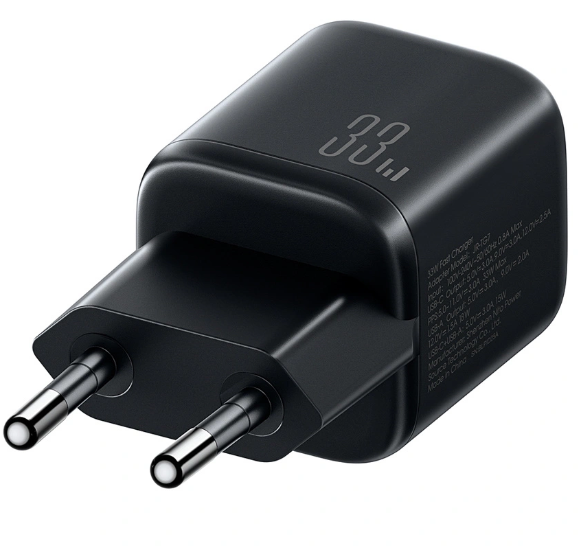 Polnilnik Joyroom JR-TG7 z Lightning kablom, 33W, 3A, 1 x USB-A - 1 x USB-C, črn