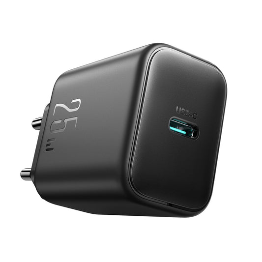 Polnilnik omrežja s kablom USB-C Joyroom JR-TCF23, 25W, 3A, 1 x USB-C, črn