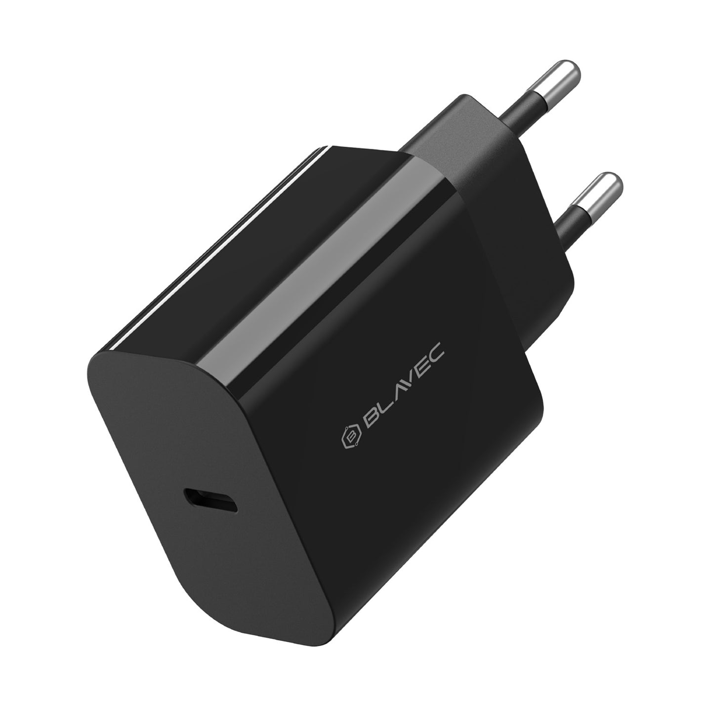 Polnilnik omrežja s kablom USB-C Blavec BC-7, 45W, 3A, 1 x USB-C, črn