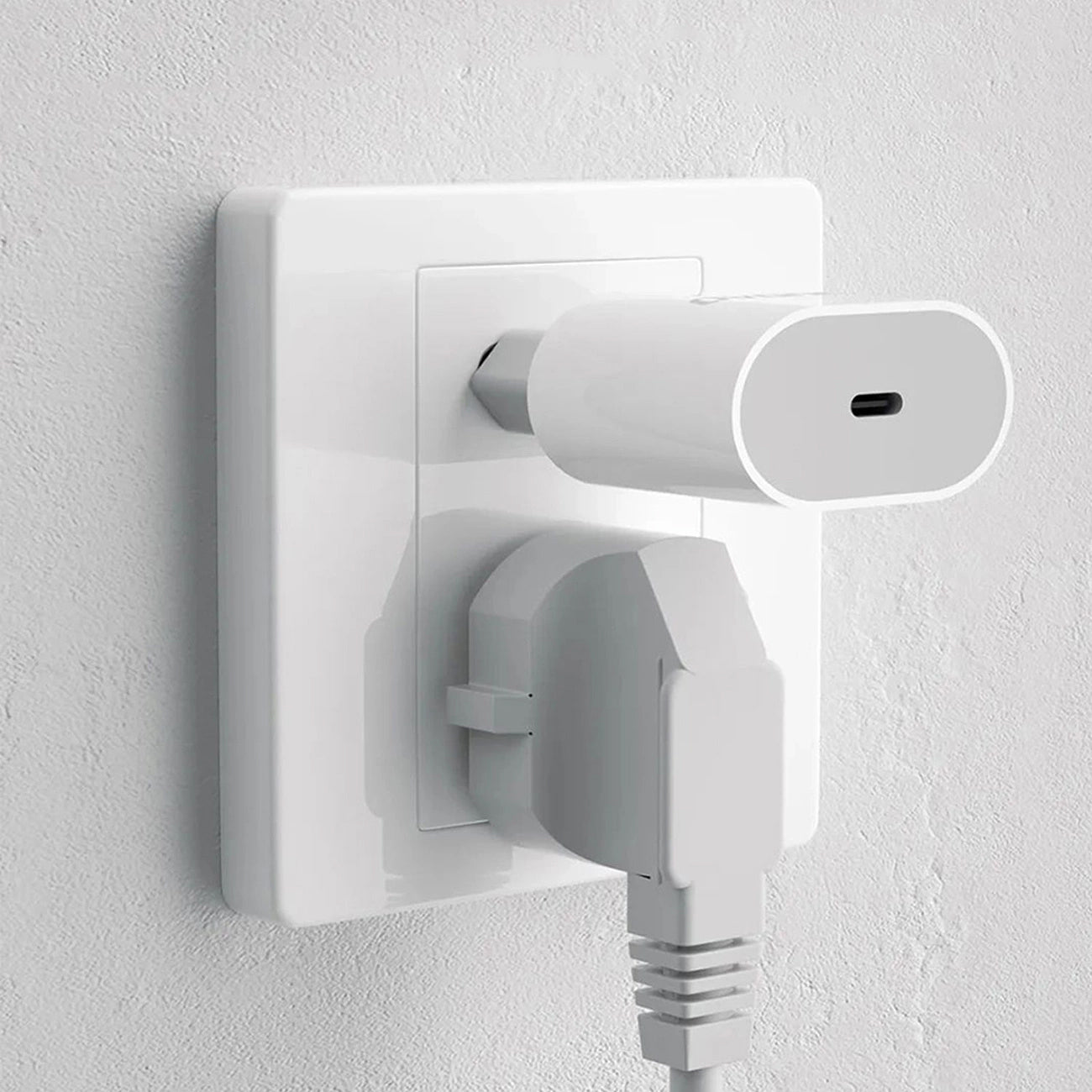Polnilnik omrežja s kablom USB-C Dudao A14EUC, 20W, 3A, 1 x USB-C, črn