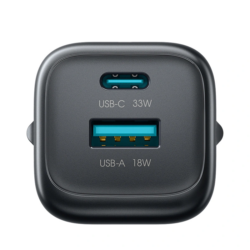 Polnilnik Joyroom JR-TG7 z Lightning kablom, 33W, 3A, 1 x USB-A - 1 x USB-C, črn