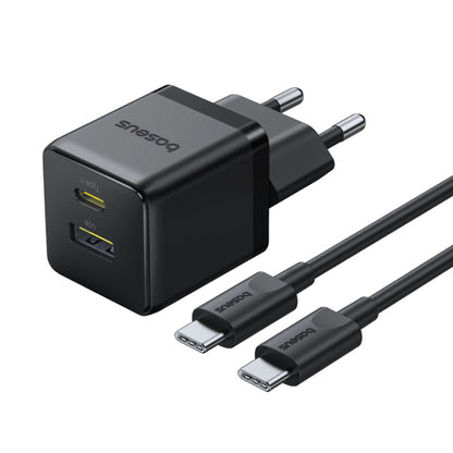 Polnilnik Baseus Palm z USB-C kablom, 30W, 3A, 1 x USB-A - 1 x USB-C, črn P1011160A113-01