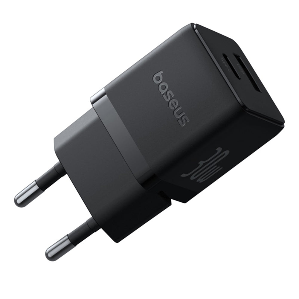 Polnilnik Baseus Palm z USB-C kablom, 30W, 3A, 1 x USB-A - 1 x USB-C, črn P1011160A113-01