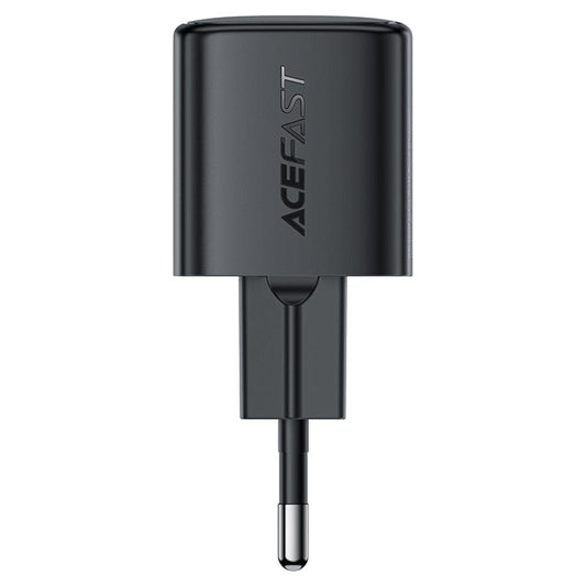 Polnilnik omrežja z USB-C kablom Acefast A118, 30W, 3A, 1 x USB-C, črn