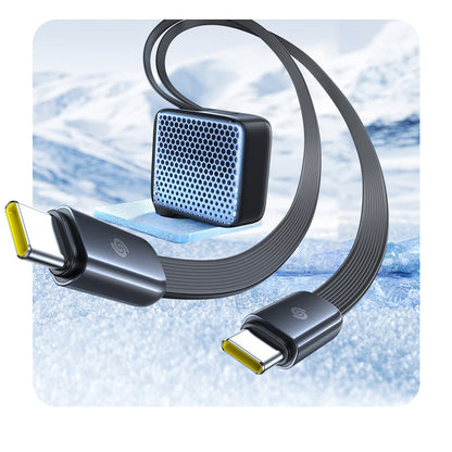 Omrežni polnilec z USB-C kablom Baseus EnerCore CJ21, 67W, 3.35A, 1 x USB-C, črn E0120G00