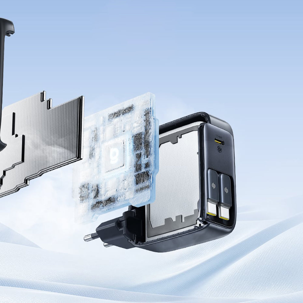 Omrežni polnilec z USB-C kablom Baseus EnerCore CJ21, 67W, 3.35A, 1 x USB-C, črn E0120G00