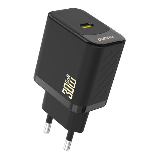 Polnilnik Dudao A27P, 30W, 3A, 1 x USB-C, Črn