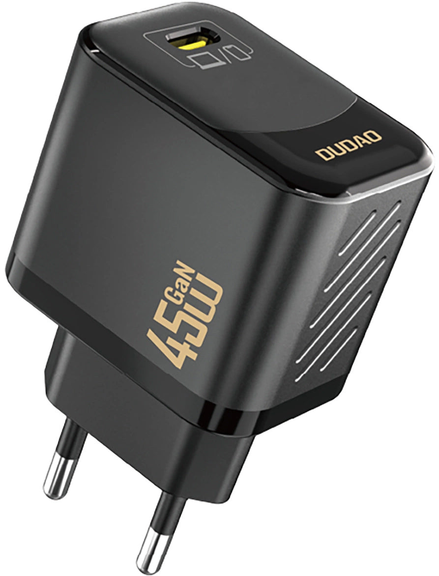 Polnilnik omrežja Dudao A28, 45W, 3A, 1 x USB-C, Črn