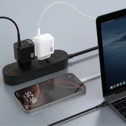 Polnilnik omrežja Dudao A28, 45W, 3A, 1 x USB-C, Črn