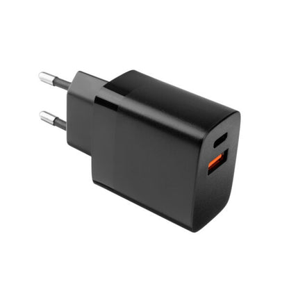 Polnilnik Fixed, 17W, 3A, 2 x USB-A, črn
