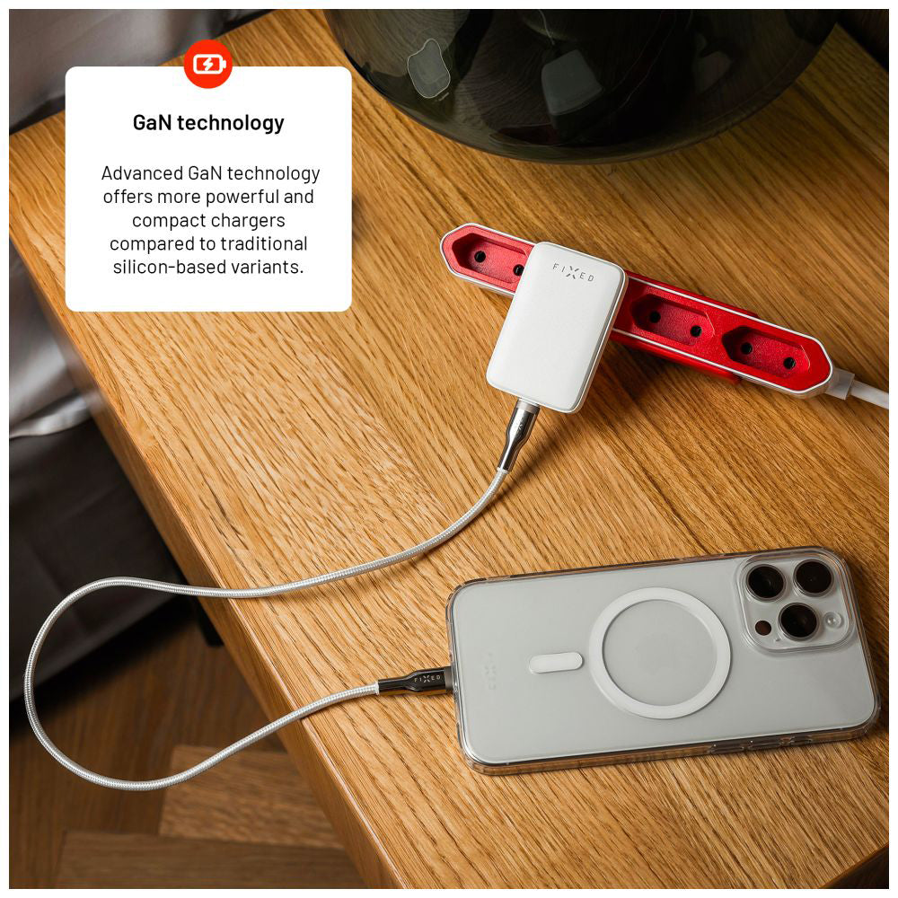 Polnilnik Fixed, 30W, 3A, 1 x USB-C, Bel