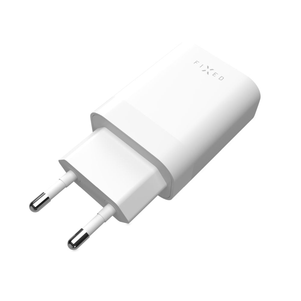 Polnilnik Fixed, 35W, 3A, 2 x USB-C, Bel