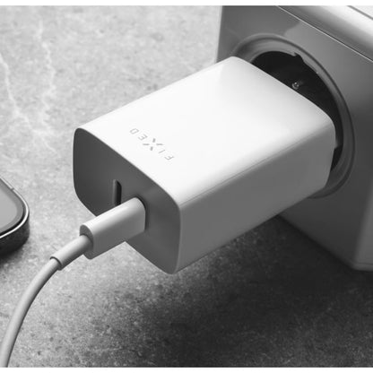 Polnilnik Fixed, 35W, 3A, 2 x USB-C, Bel