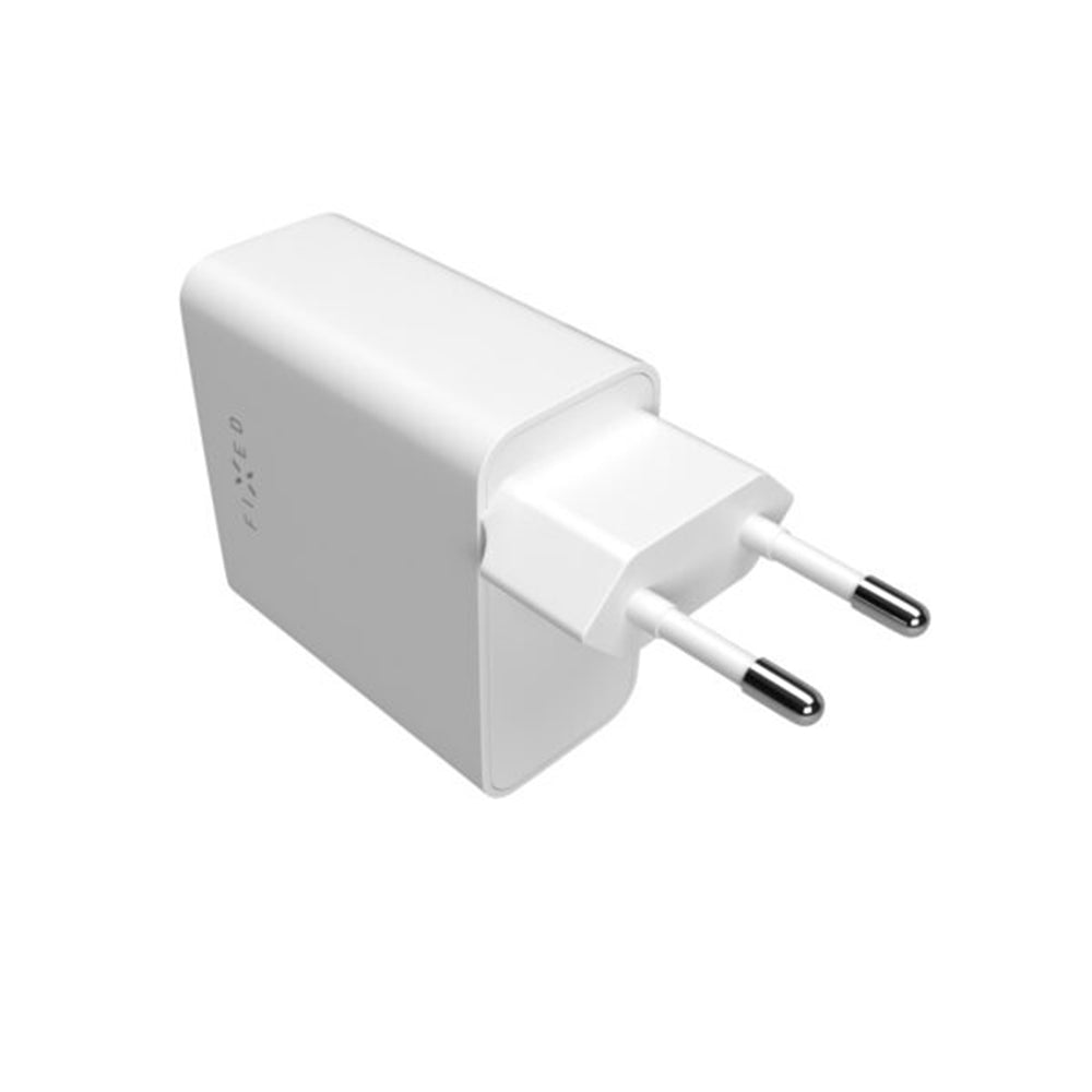 Polnilnik Fixed za omrežje, 65W, 3.25A, 2 x USB-C, Bel