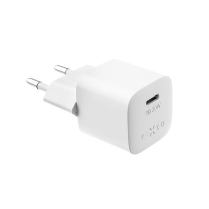 Polnilnik Fixed Mini, 20W, 3A, 1 x USB-C, Bel