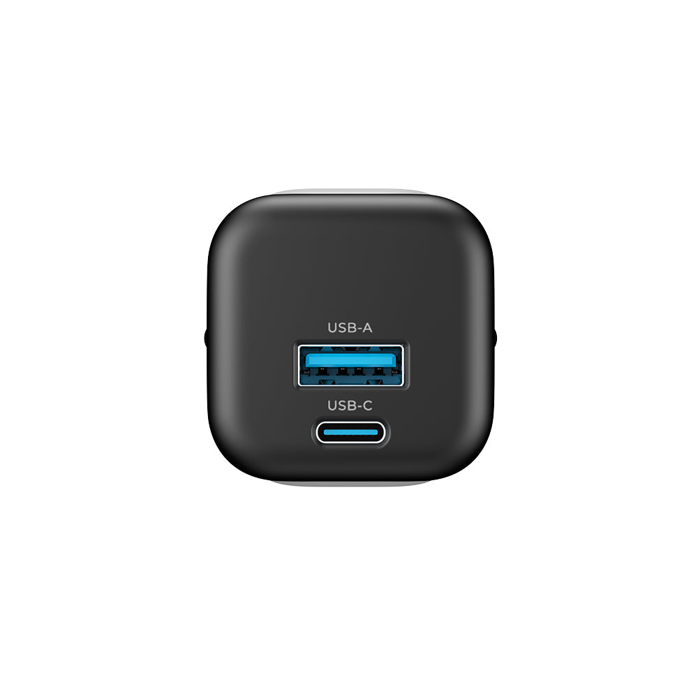 Polnilnik HAVIT UC230, 33W, 3A, 1 x USB-A - 1 x USB-C, črno siv
