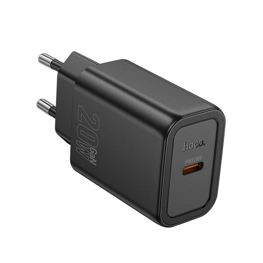 Polnilnik omrežja HOCO N60, 20W, 3A, 1 x USB-C, Črn