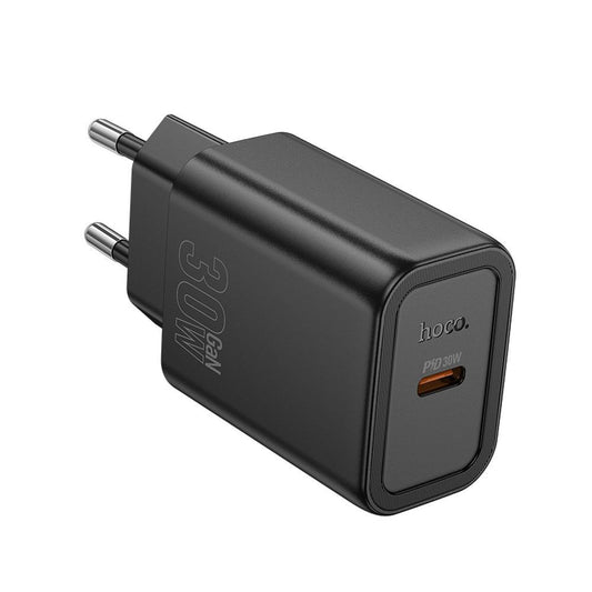 Polnilnik omrežja HOCO N62, 30W, 3A, 1 x USB-C, Črn