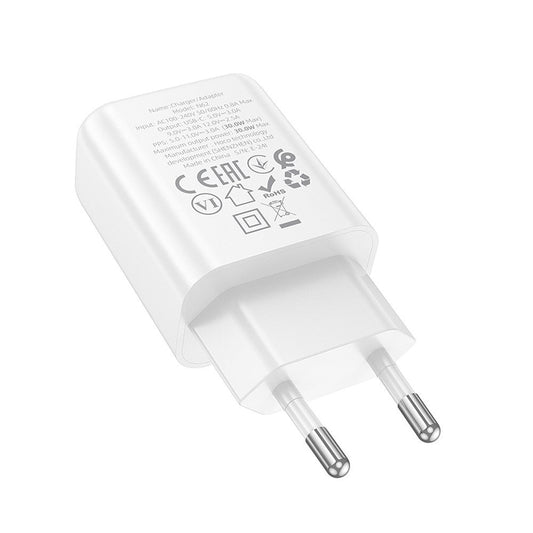 Polnilnik HOCO N62, 30W, 3A, 1 x USB-C, Bel