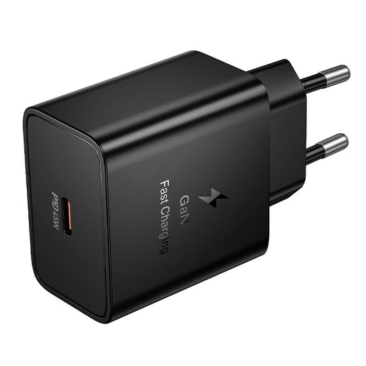 Omrežni polnilec HOCO N77, 45W, 3A, 1 x USB-C, Črn