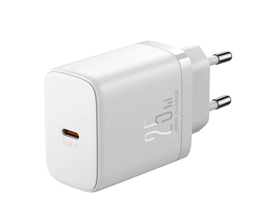 Joyroom omrežni polnilnik JR-TCF11, 25 W, 3 A, 1 x USB-C, bel 
