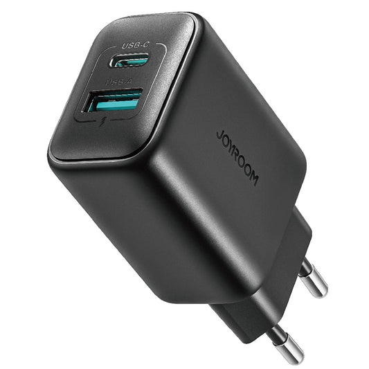 Polnilnik omrežja Joyroom JR-TCF13, 25W, 3A, 1 x USB-A - 1 x USB-C, črn