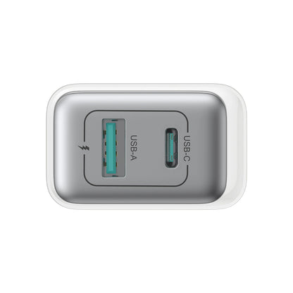 Polnilnik Joyroom JR-TCF15, 30W, 5A, 1 x USB-A - 1 x USB-C, Bel