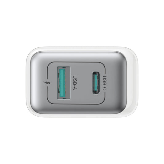 Polnilnik Joyroom JR-TCF15, 30W, 5A, 1 x USB-A - 1 x USB-C, Bel