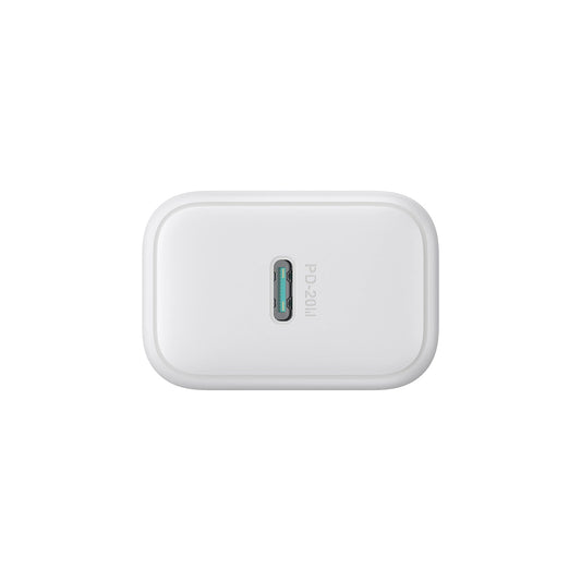 Polnilnik omrežja Joyroom JR-TCF20, 20W, 3A, 1 x USB-C, Bel