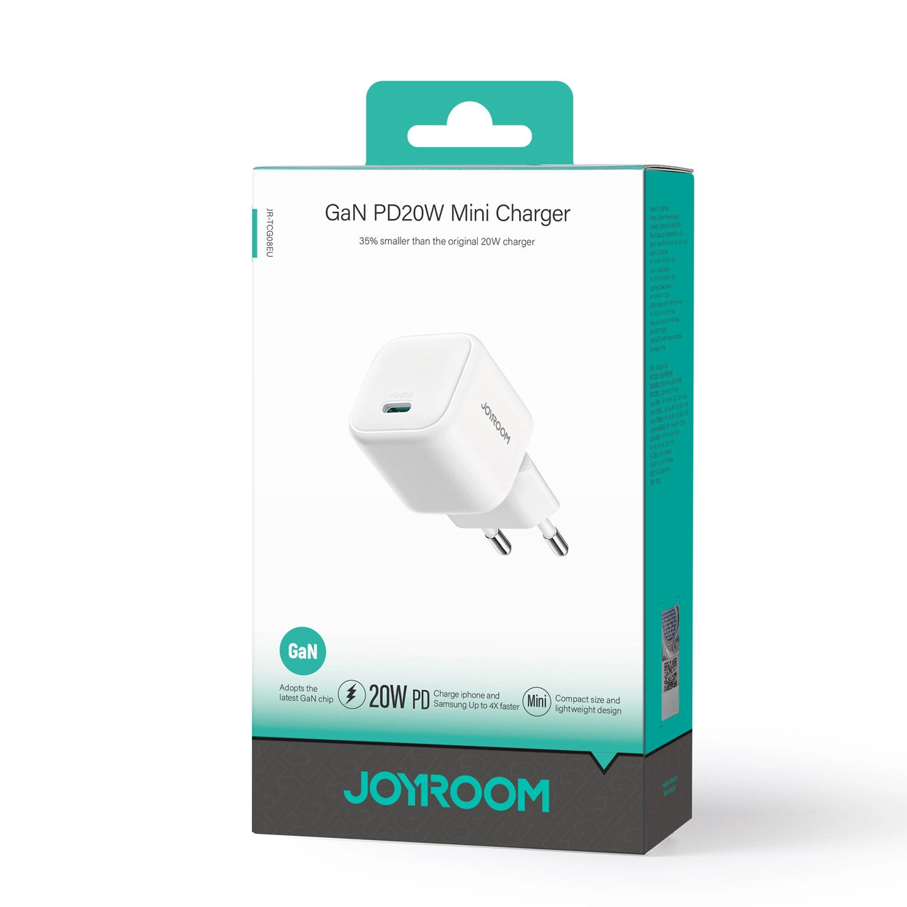 Polnilnik Joyroom JR-TCG08, 20W, 3A, 1 x USB-C, Bel