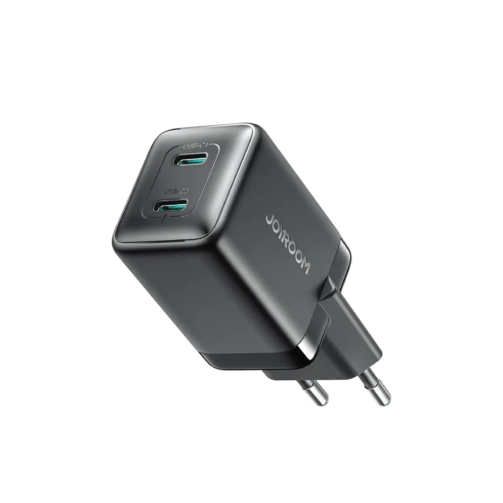 Polnilnik Joyroom JR-TCG17, 45W, 3A, 2 x USB-C, črn